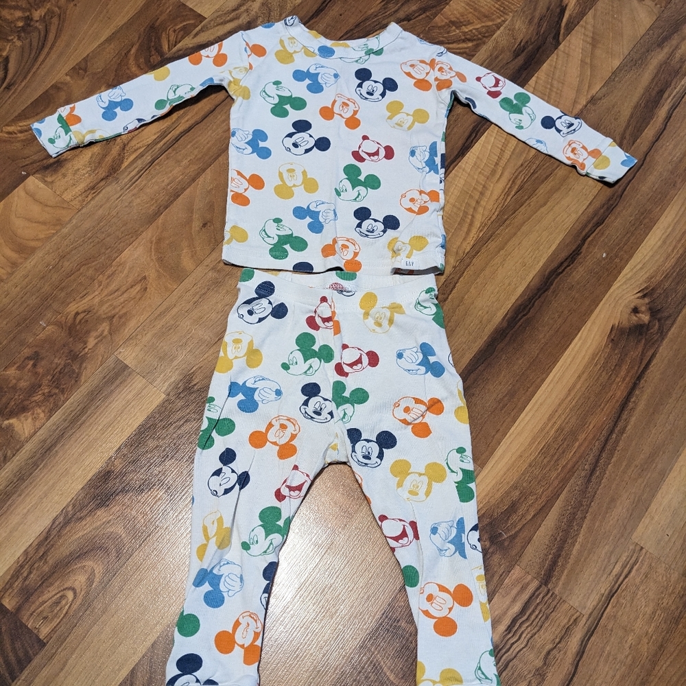 Gap Baby Mickey Mouse pajamas